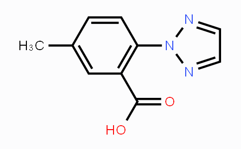 CAS No. 956317-36-5, 5-Methyl-2-(2H-1,2,3-triazol-2-yl)benzoic acid