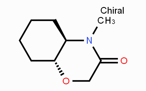 CAS No. 1439806-77-5, 2H-1,4-Benzoxazin-3(4H)-one, hexahydro-4-methyl-, trans- (9CI)