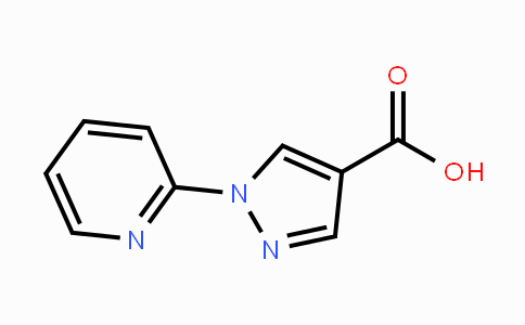 CAS No. 77556-50-4, 1-(2-Pyridinyl)-1H-pyrazole-4-carboxylic acid