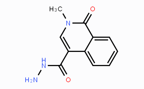 CAS No. 1171808-03-9, 4-Isoquinolinecarboxylic acid, 1,2-dihydro-2-methyl-1-oxo-, hydrazide
