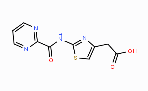 CAS No. 1283109-10-3, {2-[(Pyrimidin-2-ylcarbonyl)amino]-1,3-thiazol-4-yl}acetic acid