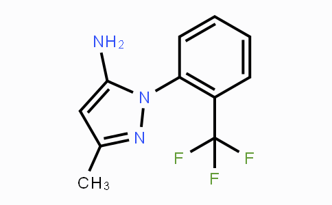 CAS No. 380238-10-8, 3-Methyl-1-(2-(trifluoromethyl)phenyl)-1H-pyrazol-5-amine