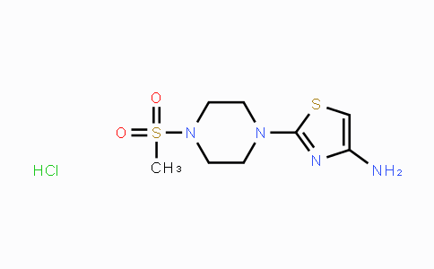CAS No. 1023815-33-9, 2-(4-(methylsulfonyl)piperazin-1-yl)thiazol-4-amine hydrochloride