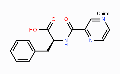 CAS No. 114457-94-2, 
(S)-3-苯基-2-[(吡嗪-2-羰基)氨基]丙酸