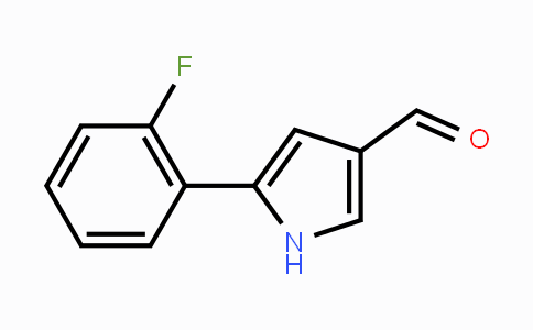CAS No. 881674-56-2, 5-(2-fluorophenyl)-1H-pyrrole-3-carbaldehyde