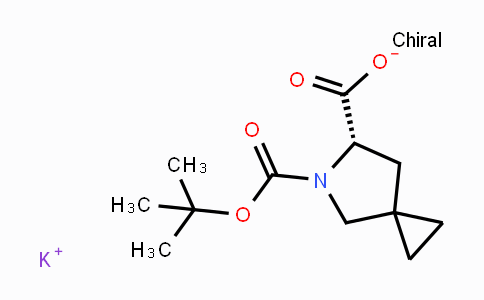 CAS No. 1441673-92-2, (6S)-5-Azaspiro[2.4]heptane-5,6-dicarboxylic acid 5-(1,1-diMethylethyl) ester potassiuM salt