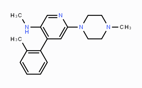 MC426043 | 290297-25-5 | methyl-[6-(4-methyl-piperazin-1-yl)-4-o-tolyl-pyridin-3-yl]-amine