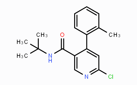 CAS No. 342417-04-3, N-tert-butyl-6-chloro-4-(o-tolyl)nicotinamide