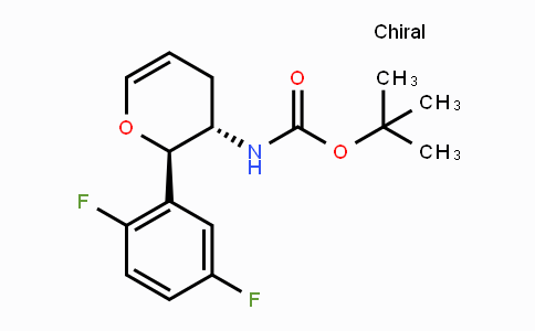CAS No. 1172623-98-1, tert-butyl [(2R,3S)-2-(2,5-difluorophenyl)-3,4-dihydro-2H-pyran-3-yl]carbaMate