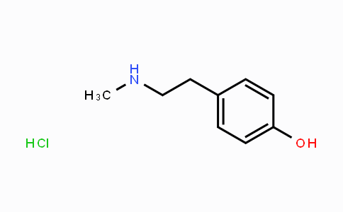 CAS No. 13062-76-5, 4-[2-(Methylamino)ethyl]phenol hydrochloride