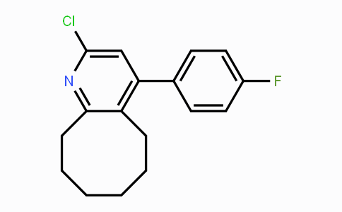 CAS No. 132813-14-0, 2-CHLORO-4-(4-FLUOROPHENYL)-5,6,7,8,9,10-HEXAHYDROCYCLOOCTA[B]PYRIDINE