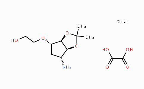 CAS No. 1215268-15-7, 2-(((3AR,4S,6R,6AS)-6-AMINO-2,2-DIMETHYLTETRAHYDRO-3AH-CYCLOPENTA[D][1,3]DIOXOL-4-YL)OXY)ETHANOL OXALATE