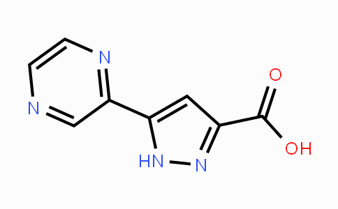 CAS No. 1029108-75-5, 5-PYRAZIN-2-YL-1H-PYRAZOLE-3-CARBOXYLIC ACID