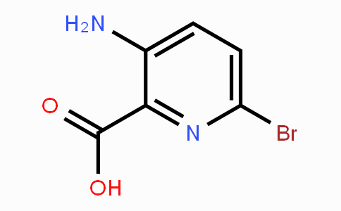 CAS No. 1052708-46-9, 3-氨基-6-溴吡啶-2-羧酸