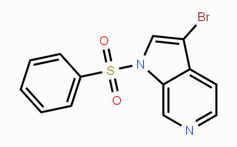 CAS No. 1174038-64-2, 1-Benzenesulfonyl-3-bromo-1H-pyrrolo[2,3-c]pyridine