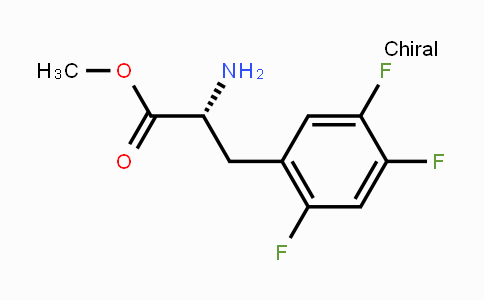 CAS No. 1213132-66-1, methyl (2R)-2-amino-3-(2,4,5-trifluorophenyl)propanoate