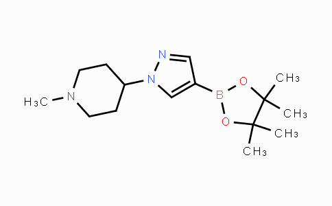 CAS No. 1323919-64-7, 1-methyl-4-[4-(tetramethyl-1,3,2-dioxaborolan-2-yl)-1H-pyrazol-1-yl]piperidine