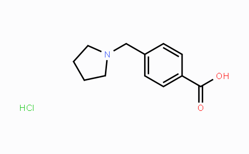 CAS No. 159691-25-5, 4-(PYRROLIDIN-1-YLMETHYL)BENZOIC ACID HYDROCHLORIDE