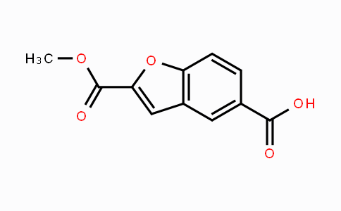 CAS No. 166952-92-7, 2-(METHOXYCARBONYL)BENZOFURAN-5-CARBOXYLIC ACID