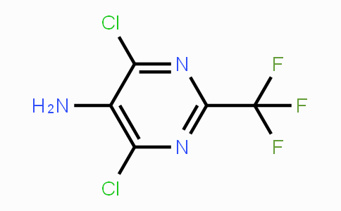 CAS No. 2344-17-4, 4,6-DICHLORO-2-(TRIFLUOROMETHYL)PYRIMIDIN-5-AMINE