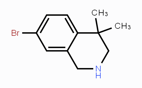 CAS No. 264602-74-6, 7-bromo-4,4-dimethyl-1,2,3,4-tetrahydroisoquinoline