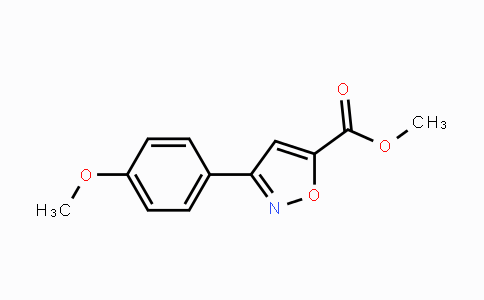 CAS No. 330558-49-1, Methyl 3-(4-methoxyphenyl)isoxazole-5-carboxylate