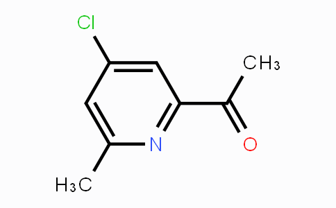 CAS No. 339586-00-4, 1-(4-chloro-6-methylpyridin-2-yl)ethanone