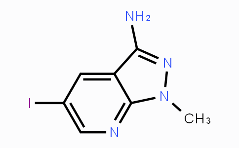 CAS No. 766515-35-9, 5-IODO-1-METHYL-1H-PYRAZOLO[3,4-B]PYRIDIN-3-AMINE