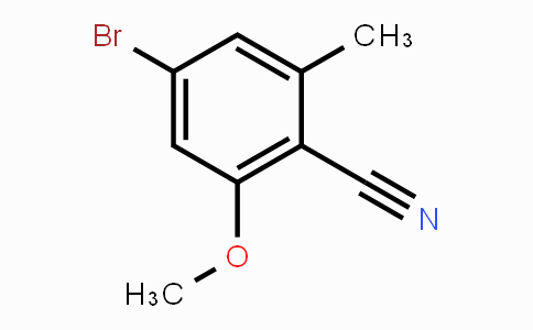 CAS No. 877149-05-8, 4-bromo-2-methoxy-6-methyl-benzonitrile