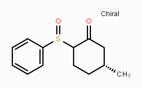 CAS No. 88154-77-2, (5R)-2-(benzenesulfinyl)-5-methylcyclohexan-1-one