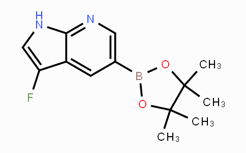 CAS No. 1620575-05-4, 3-Fluoro-7-azaindole-5-boronic acid pinacol ester
