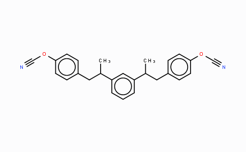 CAS No. 127667-44-1, 4,4'-[1,3-Phenylenebis(1-methyl-ethylidene)]bisphenyl cyanate