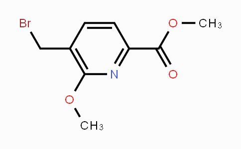 CAS No. 401792-84-5, methyl 5-(bromomethyl)-6-methoxy-pyridine-2-carboxylate