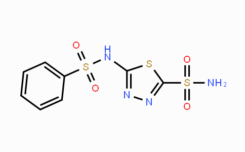 CAS No. 3368-13-6, 2-benzenesulfonamido-1,3,4-thiadiazole-5-sulfonamide