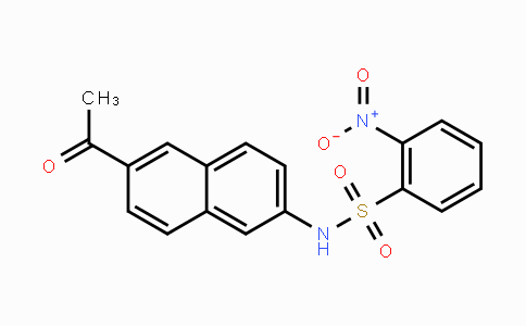 CAS No. 1998216-43-5, 2-aceto-6-(2-nitrophenyl)sulfonamido-naphthalen