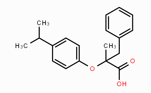 CAS No. 789469-67-6, 2-(4-isopropylphenoxy)-2-methyl-3-phenylpropanoic acid