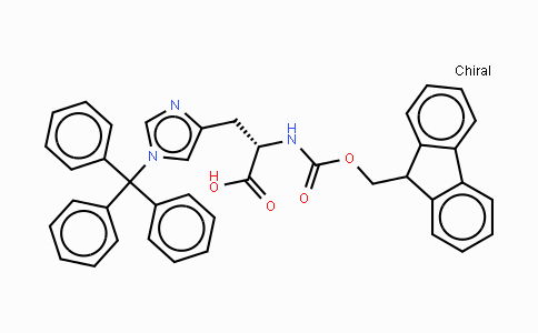 CAS No. 109425-51-6, Nα-[(9H-フルオレン-9-イルメトキシ)カルボニル]-τ-(トリフェニルメチル)-L-ヒスチジン