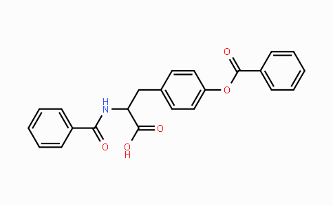 CAS No. 97485-13-7, 2-benzamido-3-(4-(benzoyloxy)phenyl)propanoic acid