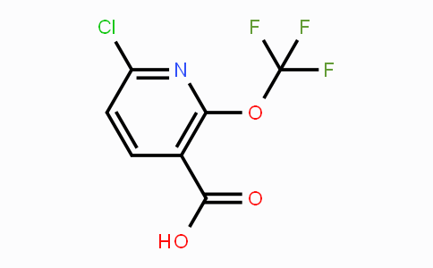 CAS No. 1221171-91-0, 6-Chloro-2-(trifluoromethoxy)nicotinic acid