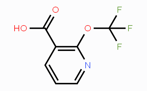 CAS No. 1221171-92-1, 2-(Trifluoromethoxy)nicotinic acid