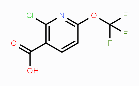 CAS No. 1221172-04-8, 2-Chloro-6-(trifluoromethoxy)nicotinic acid