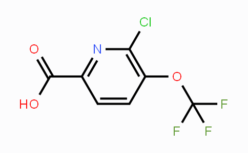 CAS No. 1221171-90-9, 6-Chloro-5-(trifluoromethoxy)picolinic acid