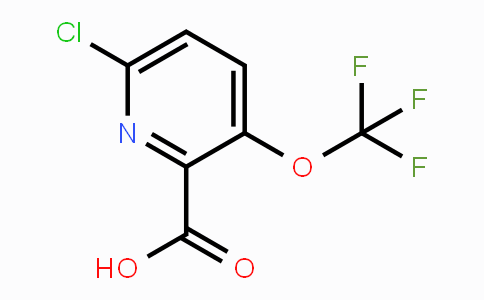 CAS No. 1221171-83-0, 6-Chloro-3-(trifluoromethoxy)picolinic acid