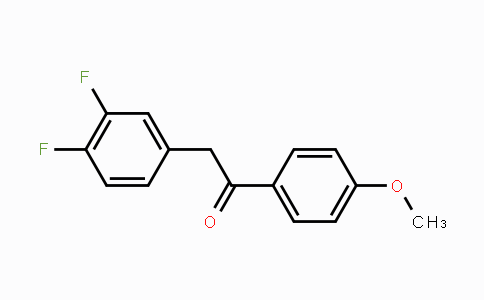 CAS No. 221179-71-1, 2-(3,4-Difluorophenyl)-1-(4-methoxyphenyl)ethanone