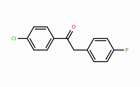 CAS No. 126866-15-7, 1-(4-Chlorophenyl)-2-(4-fluorophenyl)ethanone
