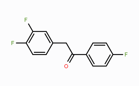 CAS No. 1507249-35-5, 2-(3,4-Difluorophenyl)-1-(4-fluorophenyl)ethanone