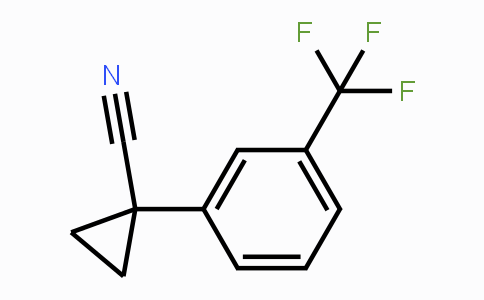 CAS No. 124305-68-6, 1-(3-(Trifluoromethyl)phenyl)cyclopropanecarbonitrile