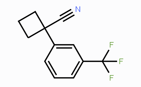 CAS No. 29786-43-4, 1-(3-(Trifluoromethyl)phenyl)cyclobutanecarbonitrile