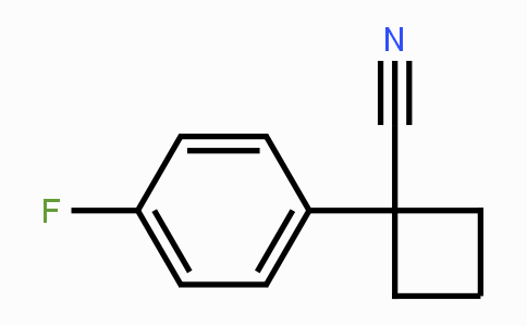 CAS No. 405090-30-4, 1-(4-Fluorophenyl)cyclobutanecarbonitrile
