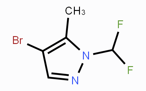 CAS No. 1243250-04-5, 4-Bromo-1-(difluoromethyl)-5-methyl-1H-pyrazole